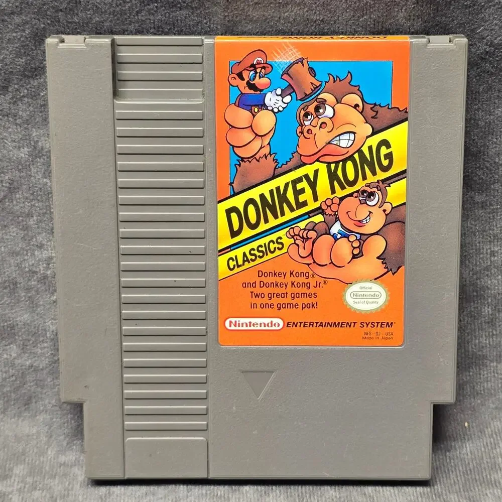Donkey Kong Classics Nintendo NES Video Game Cartridge Japan 1985 Original